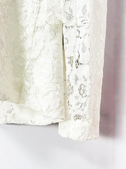 The Noir Tailored Lace Suit Set