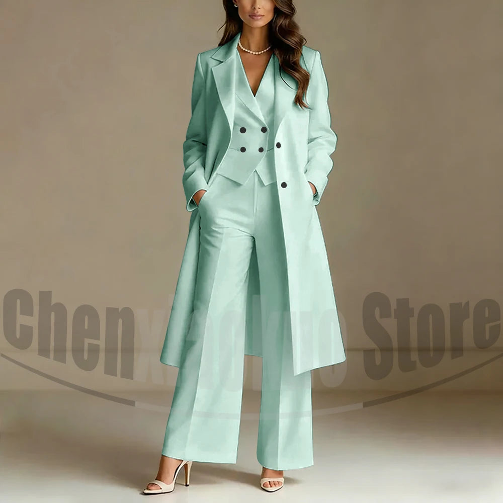 The Versatile Three-Piece Tailored Suit Set