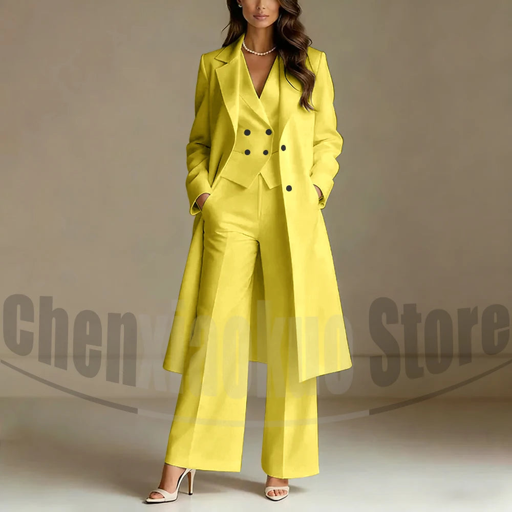 The Versatile Three-Piece Tailored Suit Set