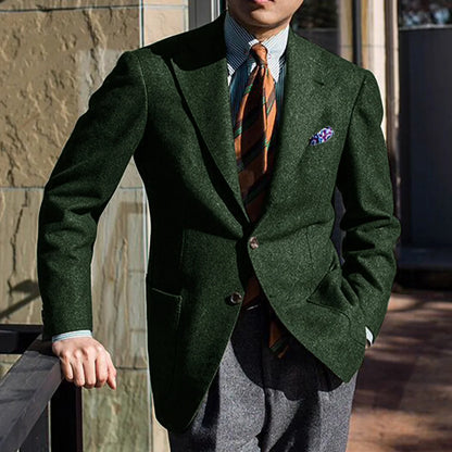 Monaco Mens Elegant Blend Suit Jacket