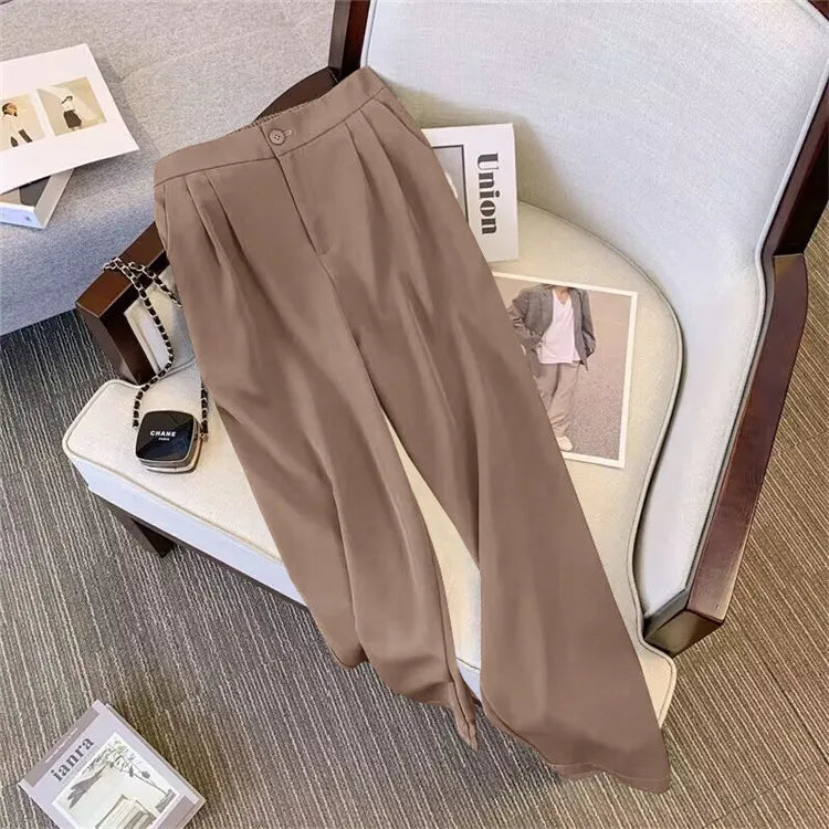 Elegant Tops Coat Blazers Pants Sets