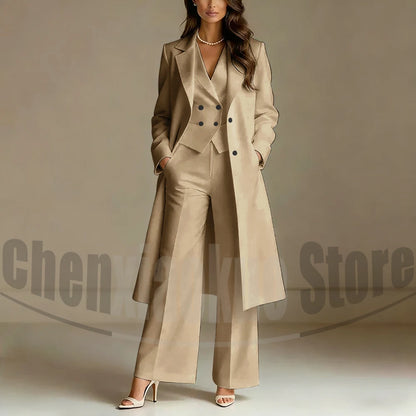 The Versatile Three-Piece Tailored Suit Set