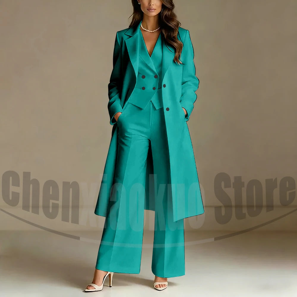 The Versatile Three-Piece Tailored Suit Set