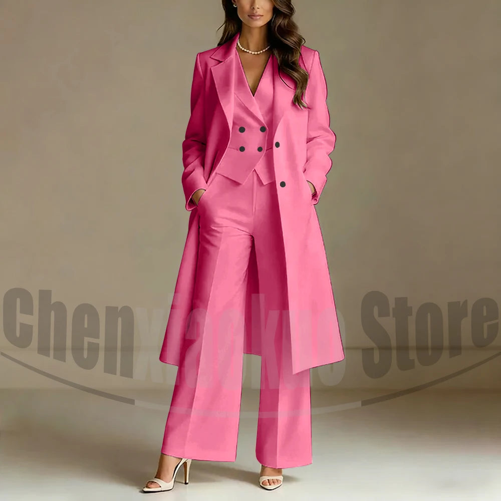 The Versatile Three-Piece Tailored Suit Set