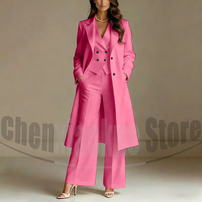 The Versatile Three-Piece Tailored Suit Set
