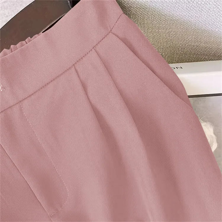 Elegant Tops Coat Blazers Pants Sets