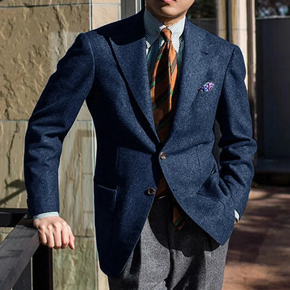 Monaco Mens Elegant Blend Suit Jacket