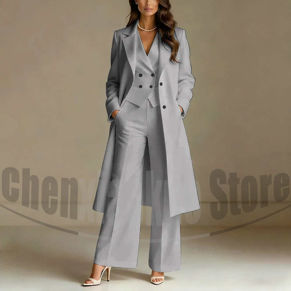 The Versatile Three-Piece Tailored Suit Set
