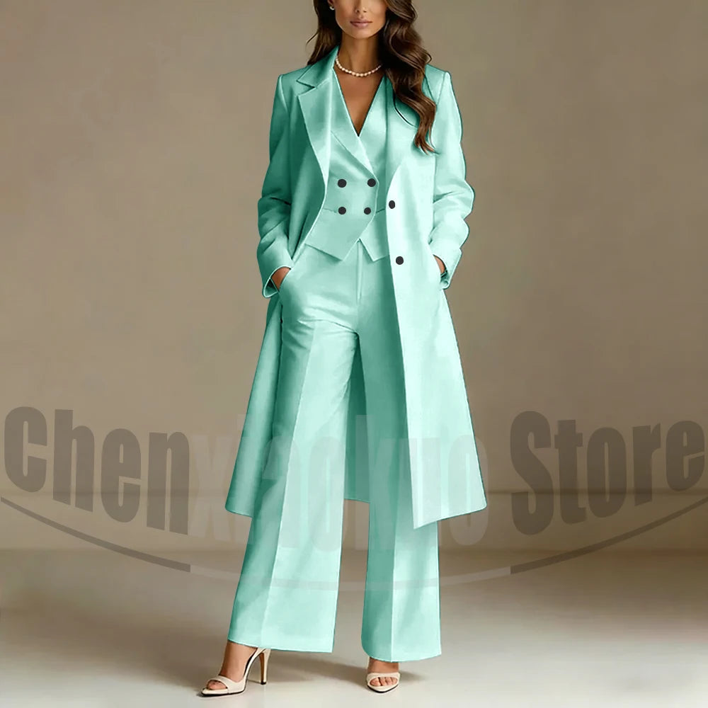 The Versatile Three-Piece Tailored Suit Set