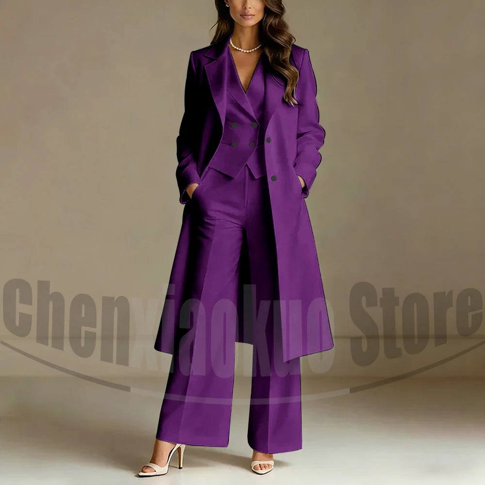 The Versatile Three-Piece Tailored Suit Set