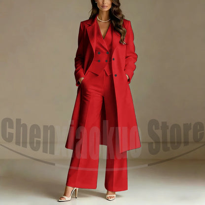 The Versatile Three-Piece Tailored Suit Set