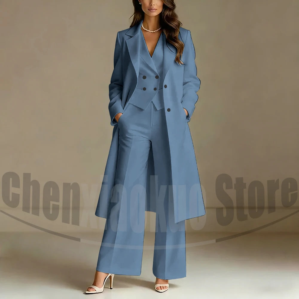 The Versatile Three-Piece Tailored Suit Set