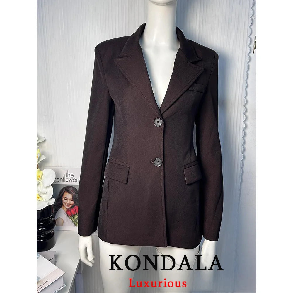KONDALA Chic Tailored Three-Piece Set