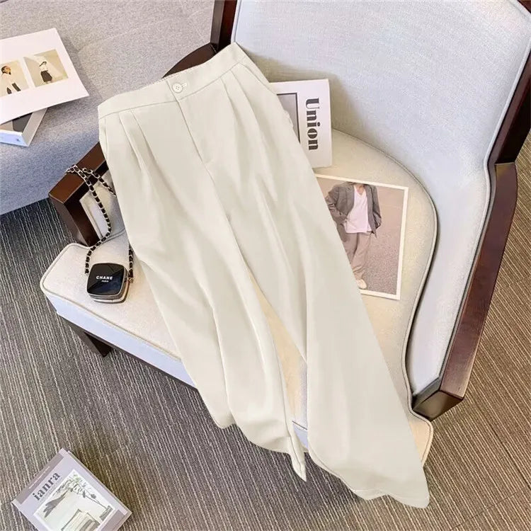 Elegant Tops Coat Blazers Pants Sets