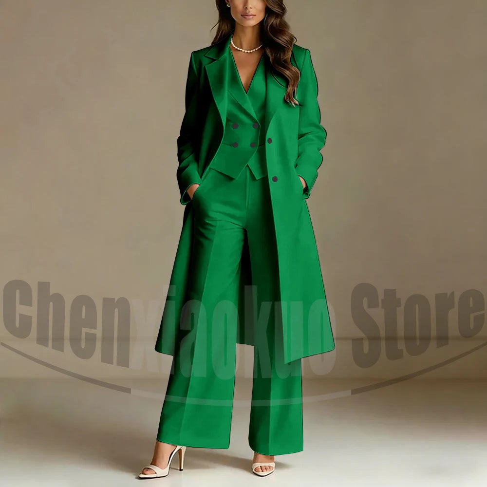 The Versatile Three-Piece Tailored Suit Set