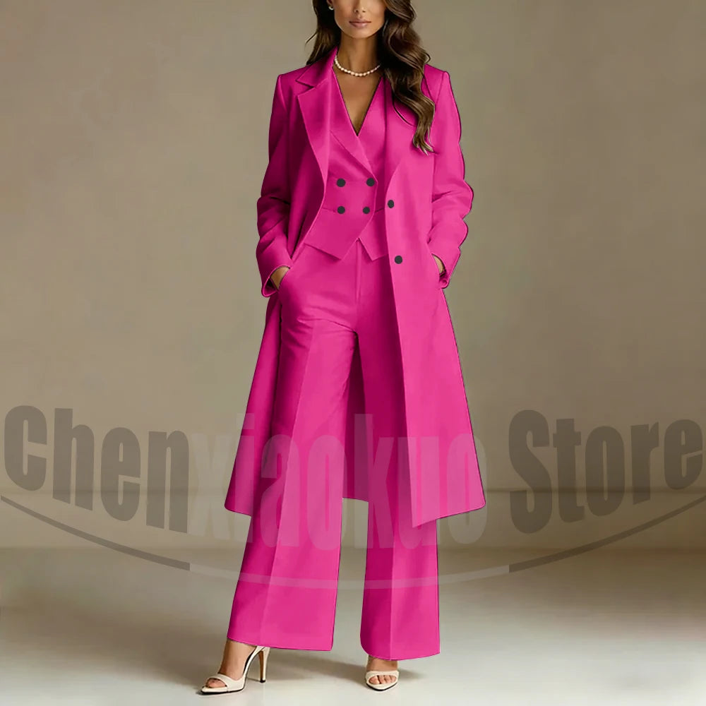 The Versatile Three-Piece Tailored Suit Set
