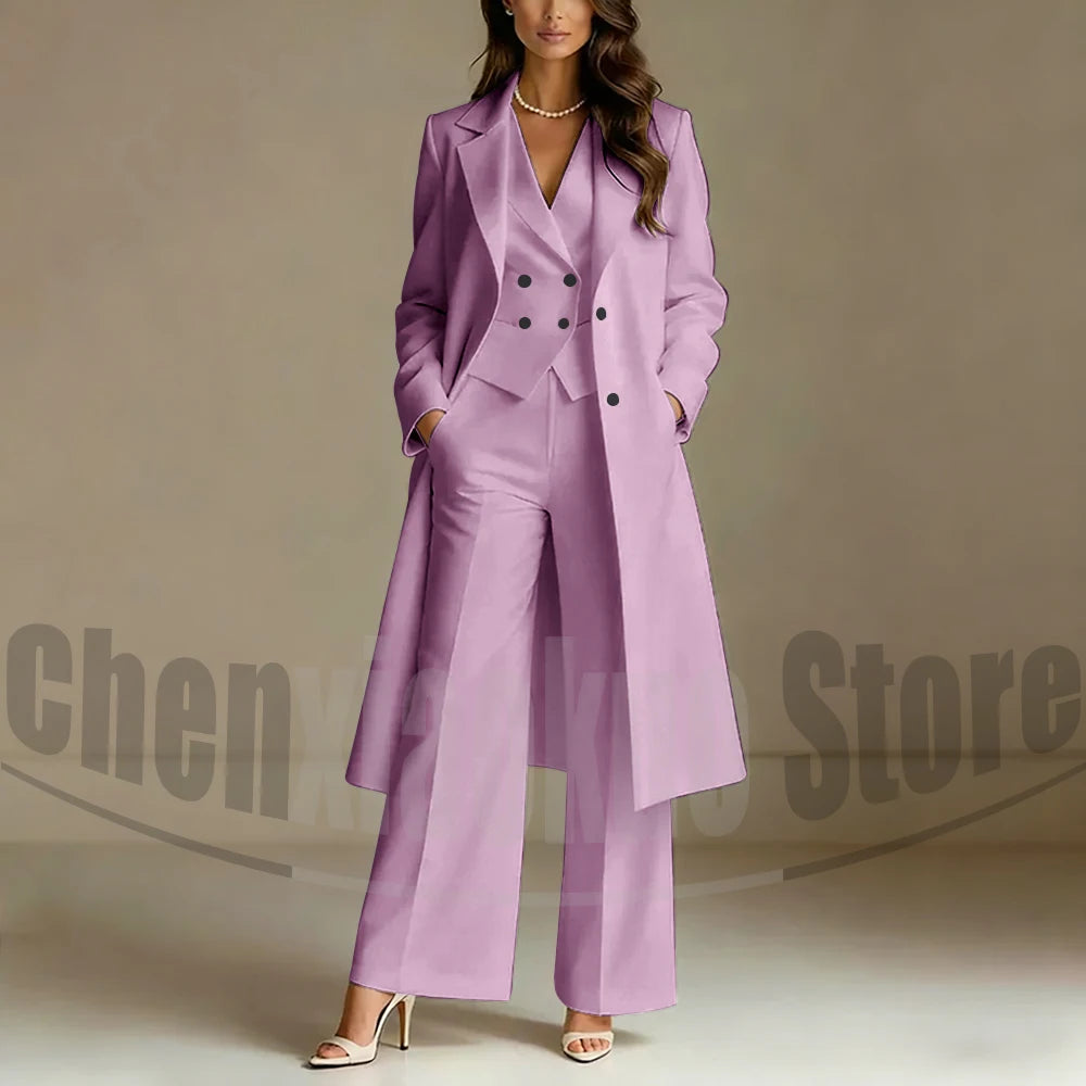 The Versatile Three-Piece Tailored Suit Set