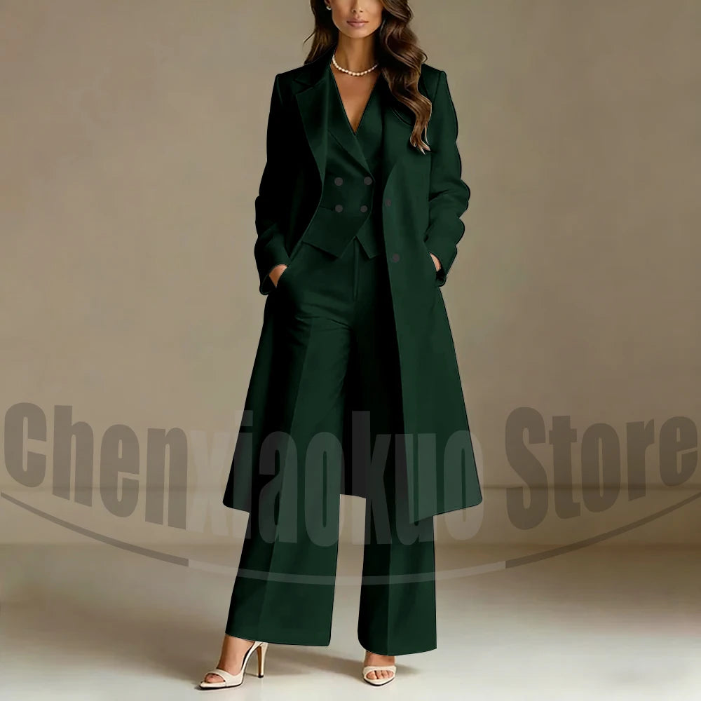 The Versatile Three-Piece Tailored Suit Set
