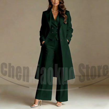 The Versatile Three-Piece Tailored Suit Set