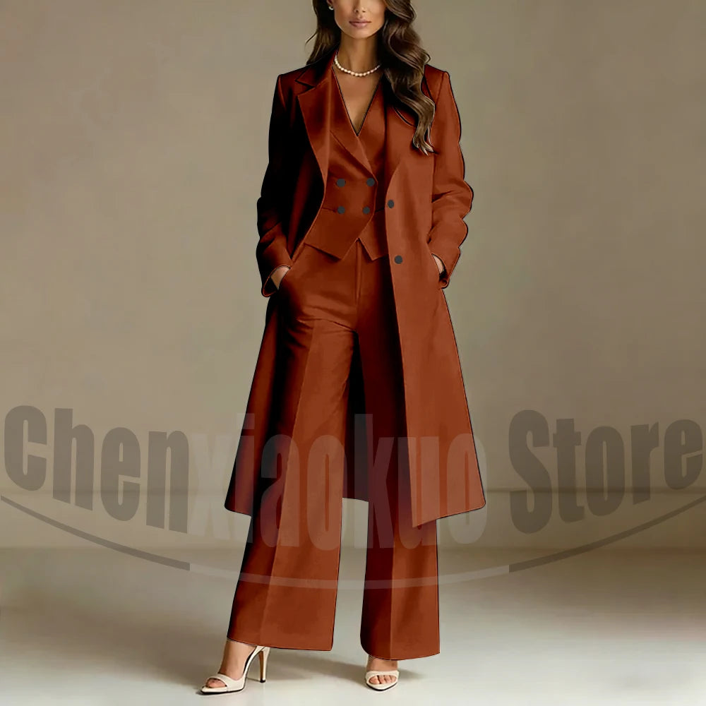 The Versatile Three-Piece Tailored Suit Set