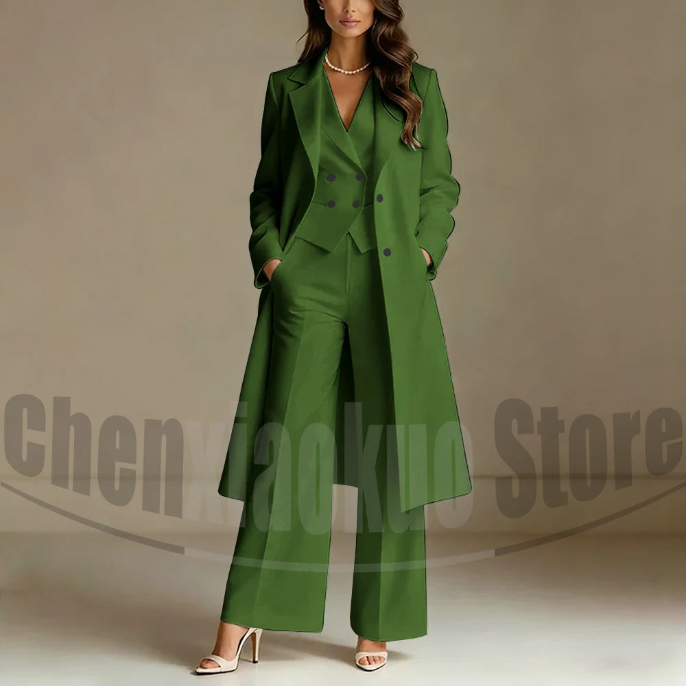 The Versatile Three-Piece Tailored Suit Set