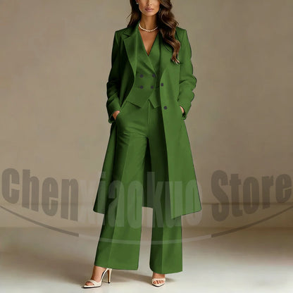 The Versatile Three-Piece Tailored Suit Set