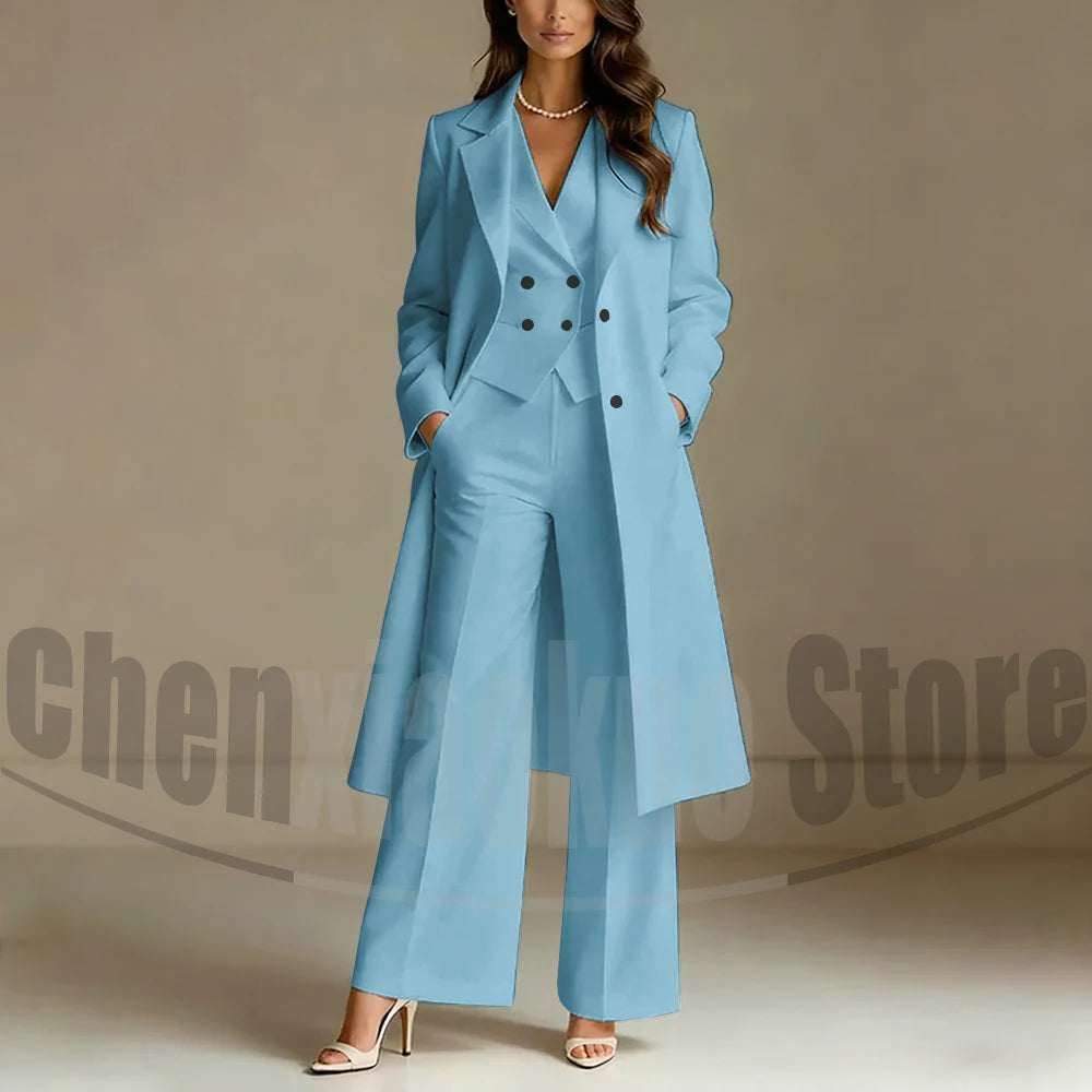 The Versatile Three-Piece Tailored Suit Set