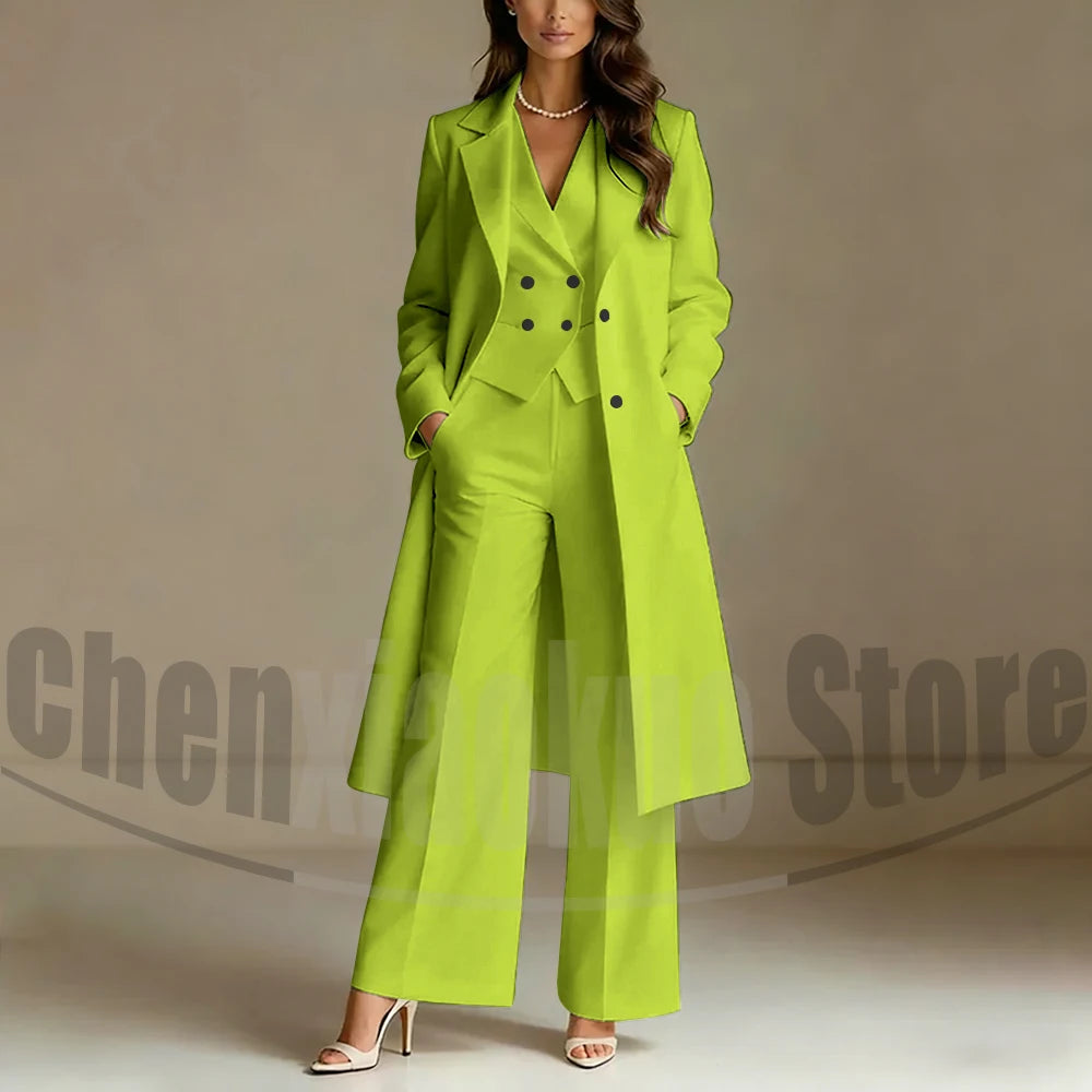 The Versatile Three-Piece Tailored Suit Set