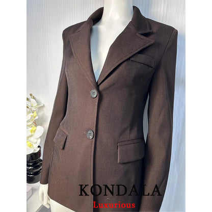 KONDALA Chic Tailored Three-Piece Set