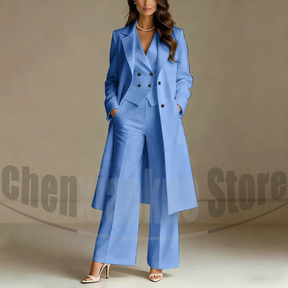 The Versatile Three-Piece Tailored Suit Set