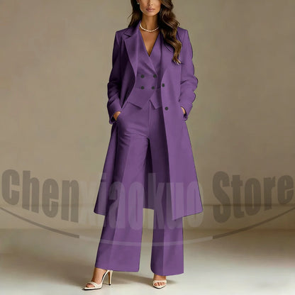 The Versatile Three-Piece Tailored Suit Set