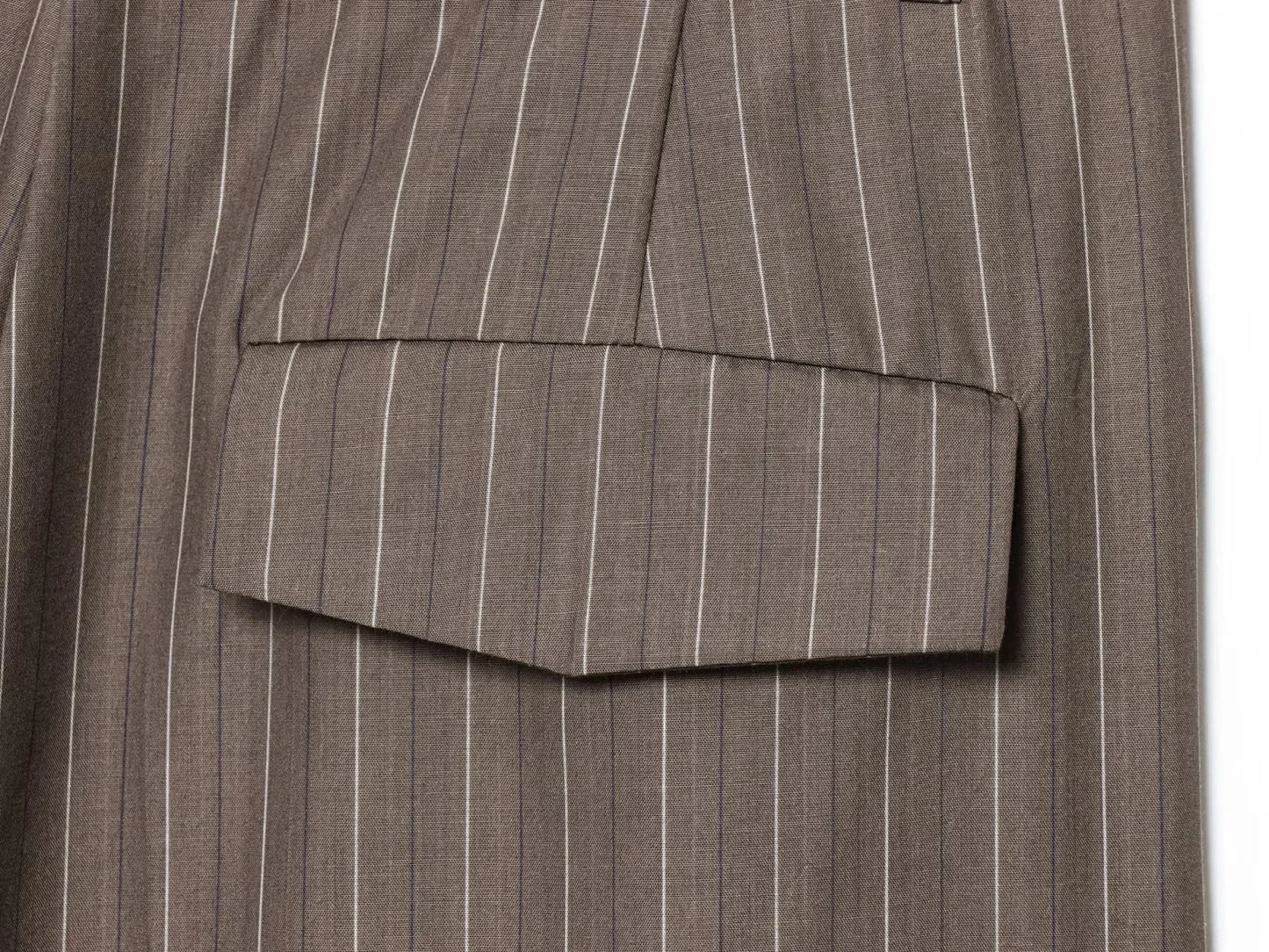 Elegant Brown Sashes Loose Single Breasted Blazers Chic Wide Leg Pant Set