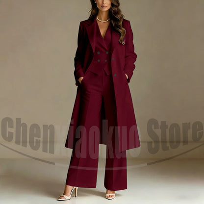 The Versatile Three-Piece Tailored Suit Set