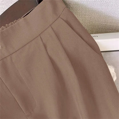 Elegant Tops Coat Blazers Pants Sets