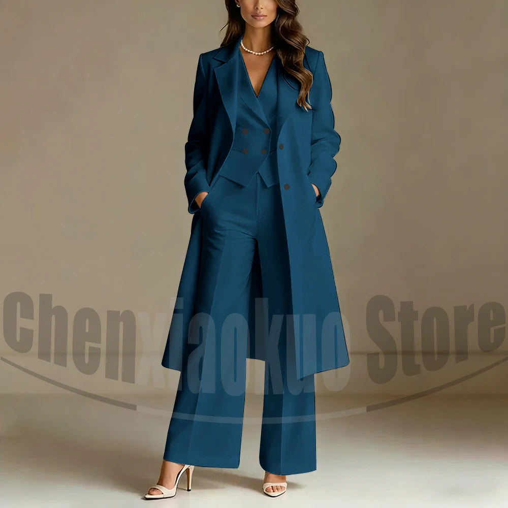 The Versatile Three-Piece Tailored Suit Set
