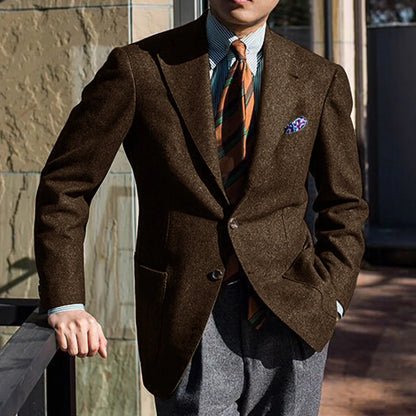 Monaco Mens Elegant Blend Suit Jacket