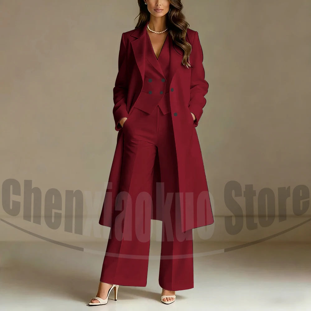 The Versatile Three-Piece Tailored Suit Set