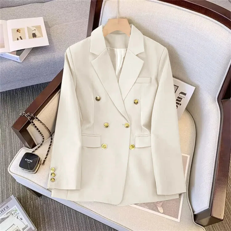 Elegant Tops Coat Blazers Pants Sets