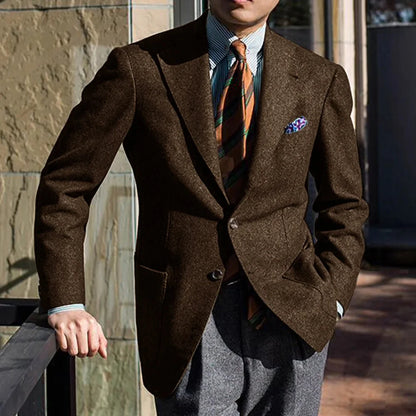 Monaco Mens Elegant Blend Suit Jacket