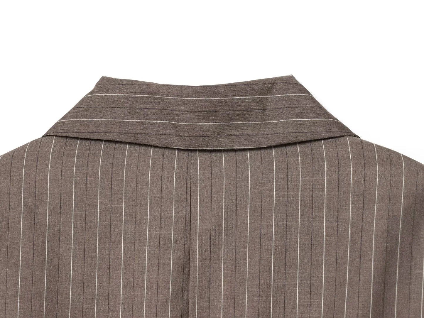 Elegant Brown Sashes Loose Single Breasted Blazers Chic Wide Leg Pant Set