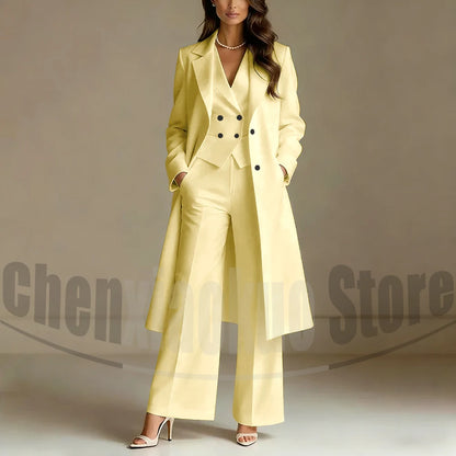 The Versatile Three-Piece Tailored Suit Set
