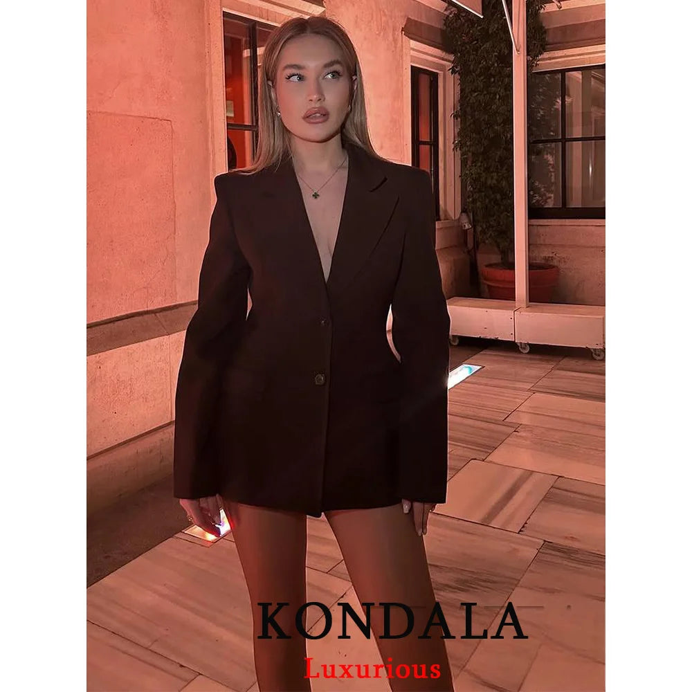 KONDALA Chic Tailored Three-Piece Set