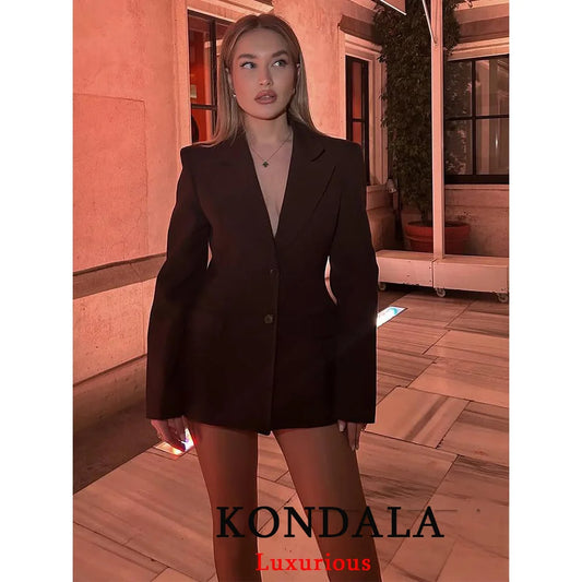 KONDALA Chic Tailored Three-Piece Set