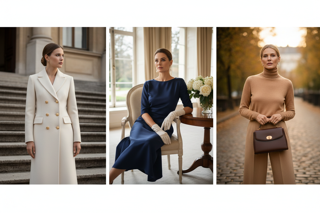Old Money Women's Fashion Triptych